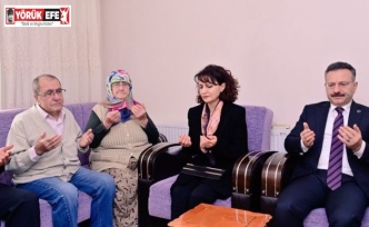 Aydın protokolü, Bayramı şehit aileleri ve gazilerle kutladı