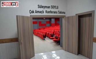 İçişleri Bakanı Soylu’nun ismi Koçarlı’daki konferans salonuna verildi