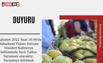 İncir Tatlısı Yarışması için geri sayım başladı