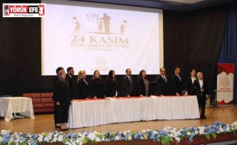 Aydın’da göreve yeni başlayan öğretmenler yemin etti
