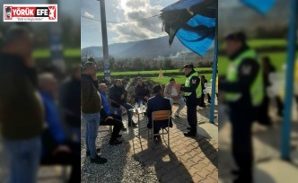 Aydın’da traktör sürücüleri bilgilendirildi