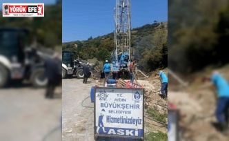 Aydın Büyükşehir Belediyesi’nden 4 farklı noktada sondaj çalışması
