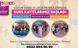 Germencik’te kurs kayıtları başladı