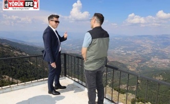 Kaymakam Gündoğdu’dan Karlık Yangın Gözetleme Kulesi’nde inceleme bulundu
