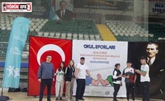 Bozdoğan’ın güçlü bilekleri şampiyonadan madalyalarla döndü