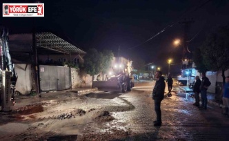 Yenipazar’da sağanak yağış sonrası ekipler sahaya indi