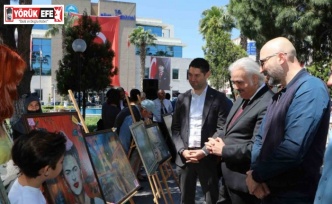 Söke’de minik yüreklerden "Eksik Parçam Sensin" sergisi