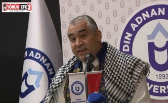 ADÜ’de yeni akademik yılın ilk dersi ’Filistin’ oldu