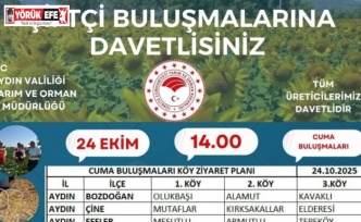 Aydın’da ’çiftçi buluşmaları’ sürüyor
