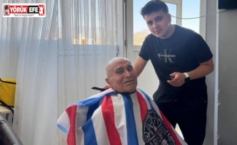 Liseli gençler, yaşlı çınarların saç bakımlarını yaptı