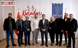 AYDIN BÜYÜKŞEHİR GAZETECİLER CEMİYETİ’NDEN BAŞKAN ÖMER GÜNEL’E ZİYARET