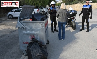 KUŞADASI BELEDİYESİ’NDEN ‘ÇÖP ÇIKARMA’ SAATLERİNE SIKI DENETİM