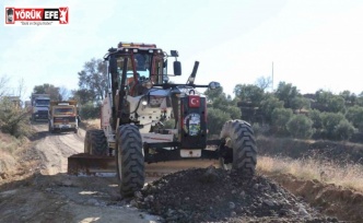 Bozdoğan Belediyesi yol çalışmalarına devam ediyor