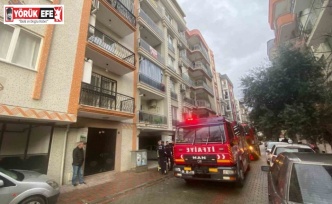 Aspiratörden çıkan yangın panikletti