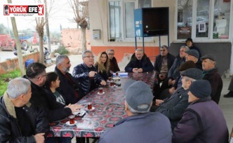 Başkan Tetik mahalle ziyaretlerini sürdürüyor
