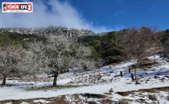 Paşa Yaylası’nda kar keyfi