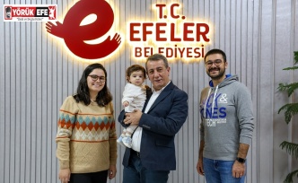 TEOMAN BEBEĞİN AİLESİNDEN BAŞKAN YETİŞKİN’E TEŞEKKÜR ZİYARETİ