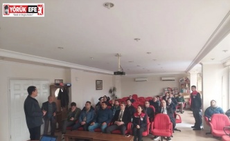 Üreticiler tarımsal risklere karşı bilgilendirildi