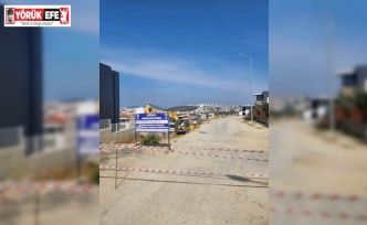 Kuşadası’nda yol yapım çalışmaları sürüyor
