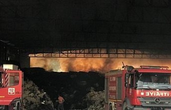 Çırçır fabrikasındaki yangın söndürüldü