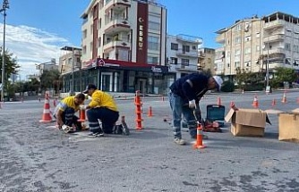 Didim Belediyesi kentte trafik akışını rahatlatmak için çalışma başlattı