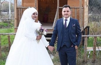 Etiyopya’da tanıştılar, Karpuzlu’da evlendiler