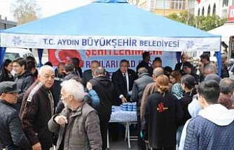 Aydın Büyükşehir Belediyesi’nden şehitler için helva hayrı