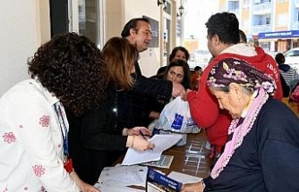 Çocukların beslenme çantalarını Kuşadası Belediyesi dolduruyor