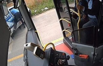 Kahraman şoför kazayı böyle önledi