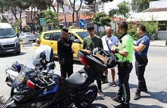 Kuşadası’nda kurallara uymayan motosiklet sürücülerine rekor ceza