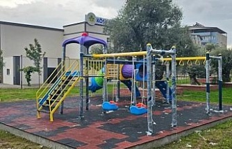 Köşk’te park ve bahçelerin bakımı yapılıyor