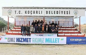 Koçarlı arenası deve güreşine hazır