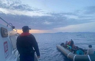 Aydın’da 13 düzensiz göçmen kurtarıldı