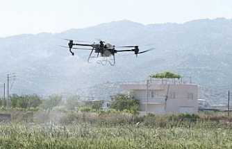 Büyükşehir’den ücretsiz drone ile gübreleme hizmeti
