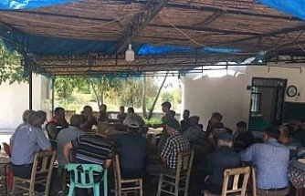 Karpuzlu İlçe Tarım ve Orman Müdürlüğü Çobanisa Mahallesi’nde çiftçilerle buluştu