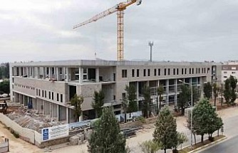 Aydın Büyükşehir Belediyesi Mimar Sinan Kapalı Spor Salonu inşaatı hızla sürüyor