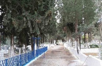 Bozdoğan’da bayram öncesi mezarlık bakımları tamamlandı