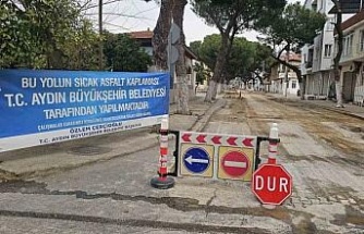 Büyükşehir Atça Caddelerini yeniliyor
