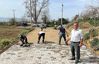Nazilli Belediyesi Güzelköy Mahallesi’ndeki yol yapım çalışmasını tamamladı