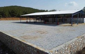 Çamlıdere ve Örentaht Sosyal Tesis ve Düğün Salonu çevre düzenlemesi tamamlandı