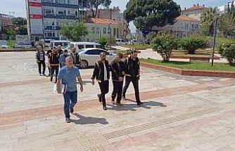 İki kişinin yaralandığı kavganın şüphelileri adliyeye sevk edildi