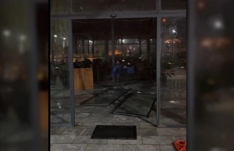 Koçarlı Millet Bahçesi fırtınada zarar gördü