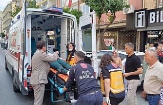 Yol ortasında inmeye çalıştı, kazaya sebep oldu: 1 yaralı