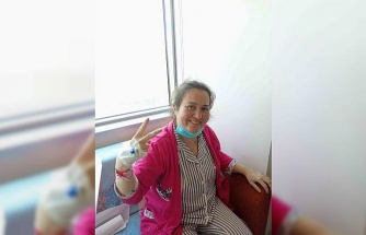 Akciğer nakli olan 41 yaşındaki kadın sağlığına kavuştu