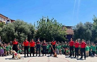 Aydın’da jandarma ekipleri ilkokul öğrencileriyle buluştu