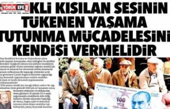 Emekli Kısılan Sesinin Tükenen Yaşama Tutunma Mücadelesini Kendisi Vermelidir