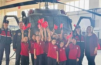 Jandarma öğrencileri ağırladı