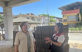 Kaymakam Doğru, kurum binası inşaatında incelemelerde bulundu