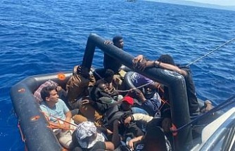 Aydın açıklarında 34 düzensiz göçmen kurtarıldı