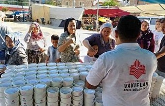 Köşk’te aşure hayrı etkinliğine yoğun ilgi